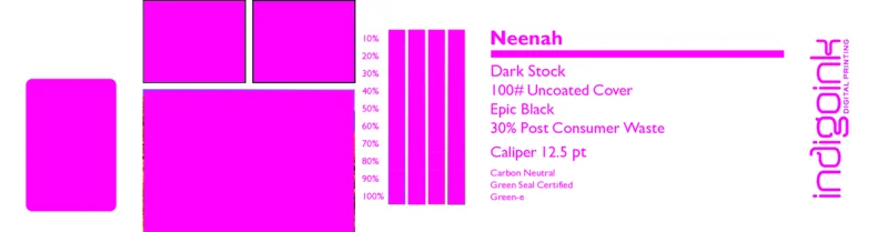 Neenah Cl Cr Epic Black Uncoated 100# Cover