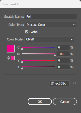 Magenta Color Setup