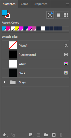 Illustrator Swatches Panel