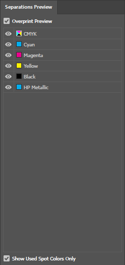 Attributes Panel - Overprint Fill