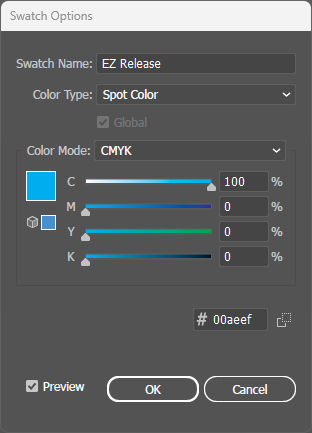 EZ Release Spot Color