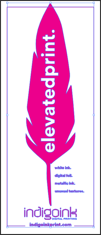 Selection of White Ink Artwork